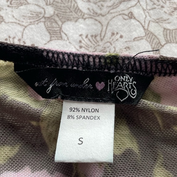 Only Hearts UO Double Mesh Sheer Floral Midi Dress Small Feminine Dainty Fairy - Picture 7 of 9